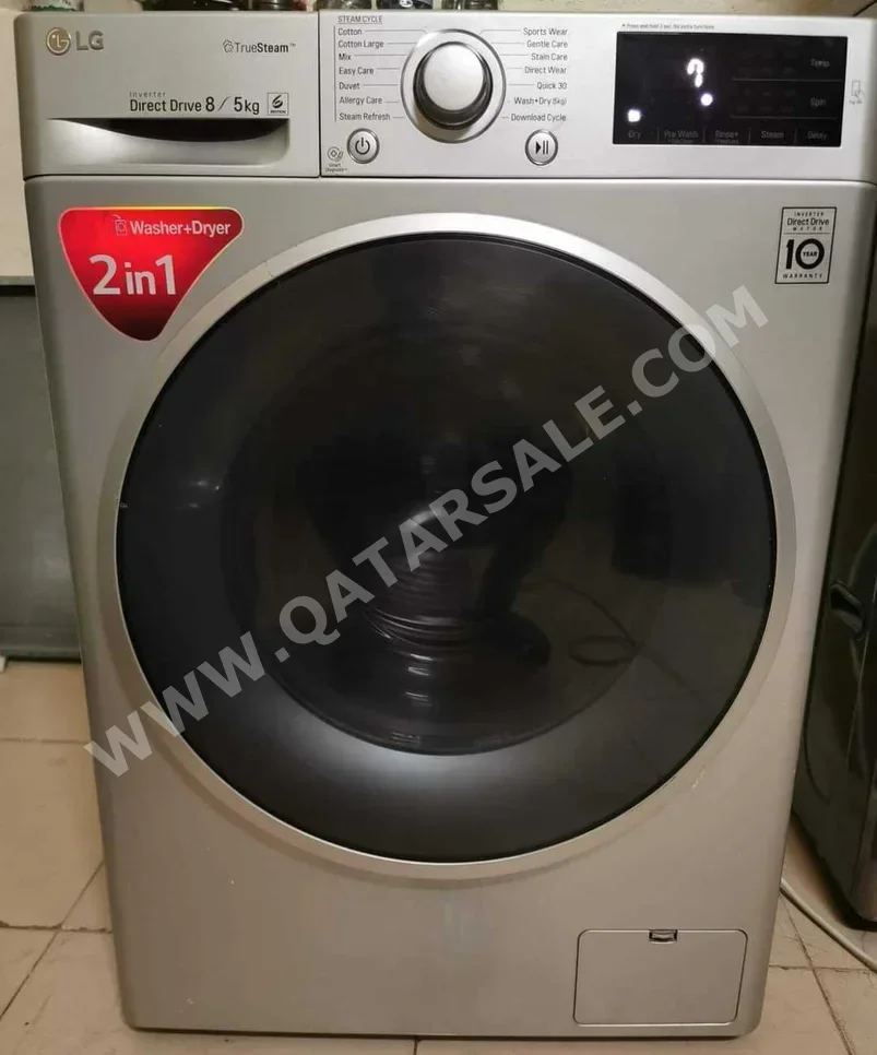 Washers & Dryers Sets LG /  8 Kg  Custom  33 CM  33 CM  23 CM  Steam Washer  Steam Dryer  Stackable  With Delivery  With Installation  Front Load Washer  Electric