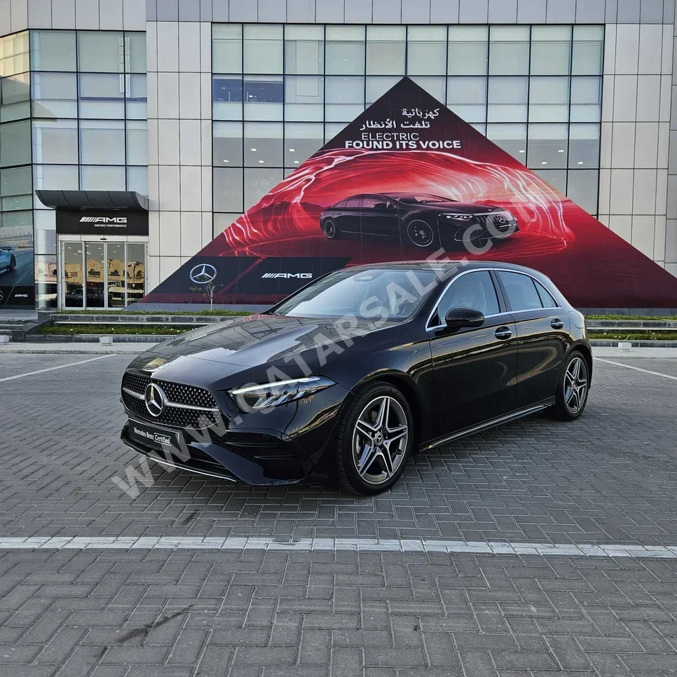 Mercedes-Benz  A-Class  200  2023  Automatic  13,000 Km  4 Cylinder  Rear Wheel Drive (RWD)  Hatchback  Black  With Warranty