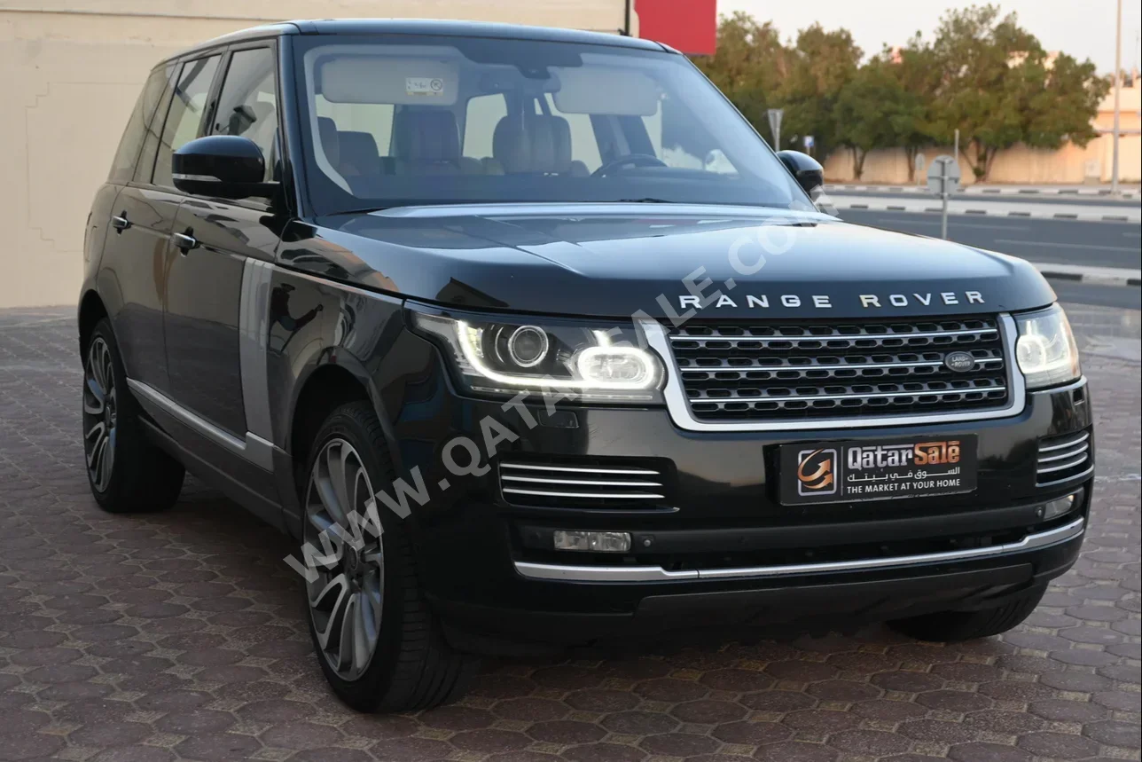 Land Rover  Range Rover  Vogue SE Super charged  2014  Automatic  213,000 Km  8 Cylinder  Four Wheel Drive (4WD)  SUV  Black