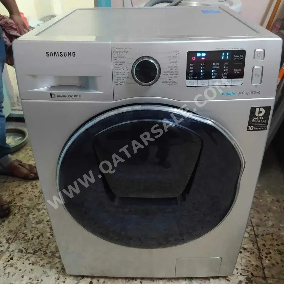 Washing Machines & All in ones Samsung /  Front Load Washer  Silver