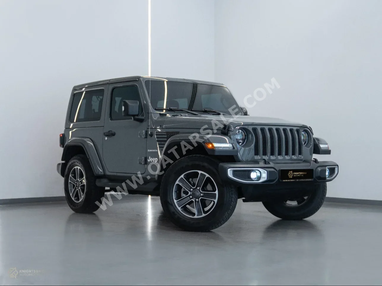 Jeep  Wrangler  Sahara  2023  Automatic  1,100 Km  6 Cylinder  Four Wheel Drive (4WD)  SUV  Gray  With Warranty