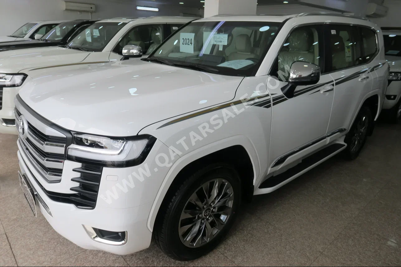Toyota  Land Cruiser  VX Twin Turbo  2024  Automatic  0 Km  6 Cylinder  Four Wheel Drive (4WD)  SUV  White  With Warranty
