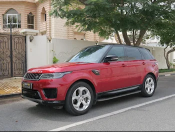 Land Rover  Range Rover  Sport HSE  2018  Automatic  104,000 Km  6 Cylinder  Four Wheel Drive (4WD)  SUV  Red  With Warranty