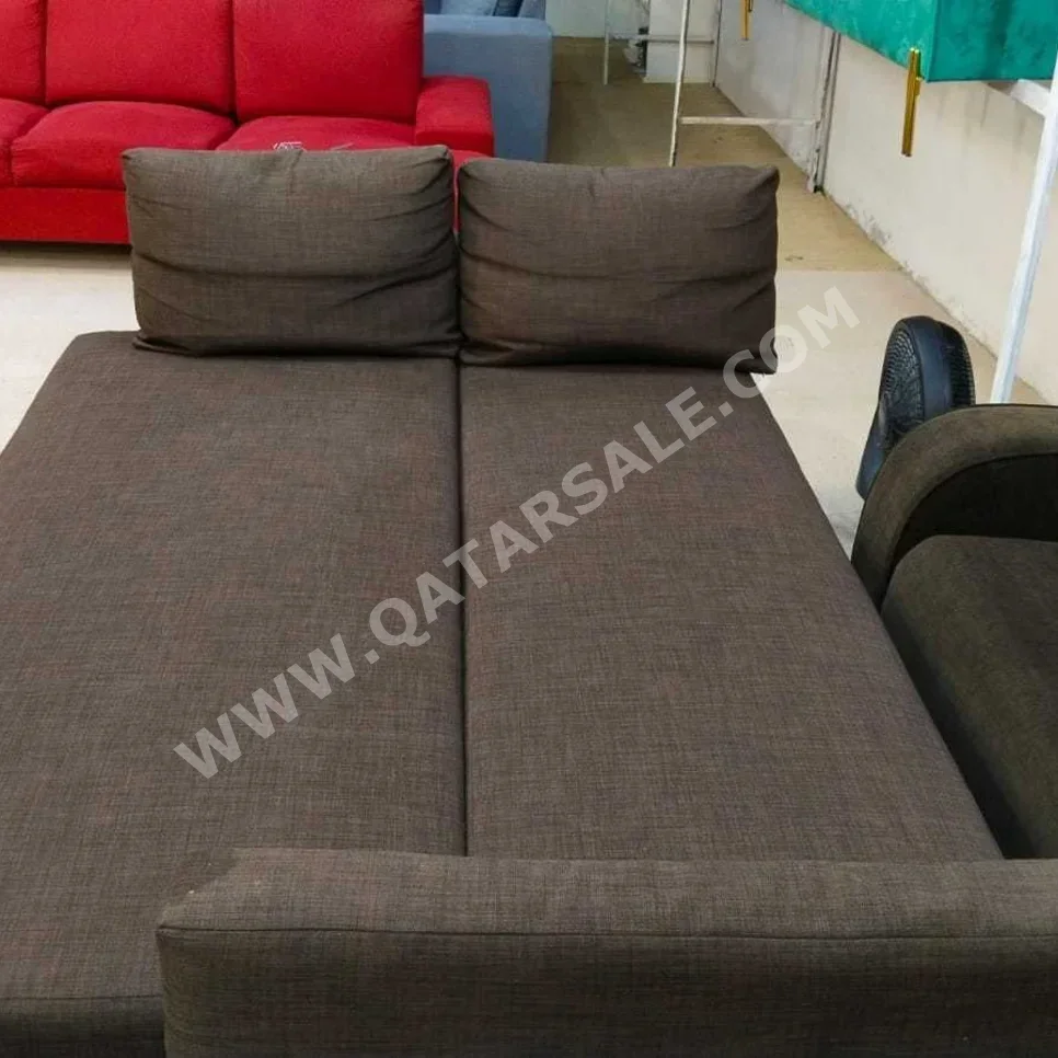 Sofas, Couches & Chairs IKEA  Sofa-bed  Fabric  Brown  Sofa Bed