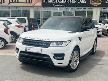 Land Rover  Range Rover  Sport Super charged  2014  Automatic  104,000 Km  8 Cylinder  Four Wheel Drive (4WD)  SUV  White