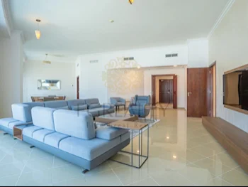 3 Bedrooms  Apartment  For Rent  in Doha -  West Bay  Fully Furnished