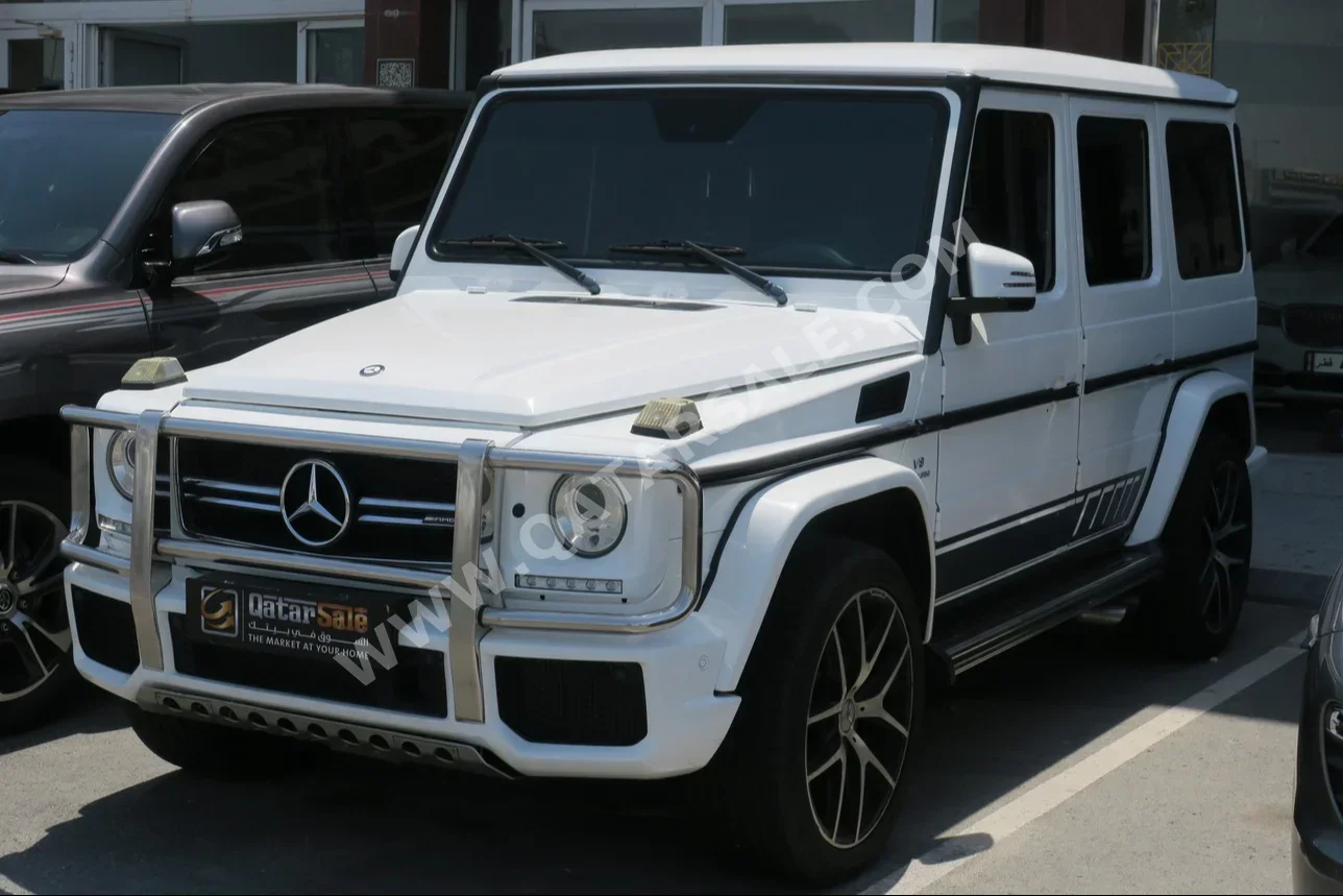 Mercedes-Benz  G-Class  63 AMG  2016  Automatic  133,000 Km  8 Cylinder  Four Wheel Drive (4WD)  SUV  White