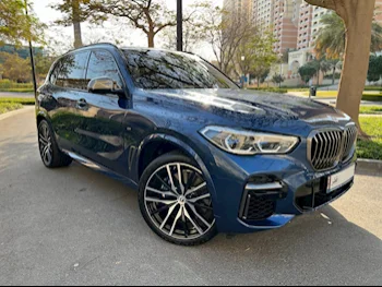 BMW  X-Series  X5 M50i  2023  Automatic  4,300 Km  8 Cylinder  Four Wheel Drive (4WD)  SUV  Blue  With Warranty