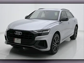 Audi  Q8  S-Line  2019  Automatic  73,000 Km  6 Cylinder  All Wheel Drive (AWD)  SUV  Silver  With Warranty