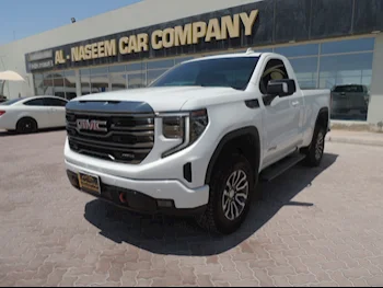 GMC  Sierra  AT4  2023  Automatic  3,000 Km  8 Cylinder  Four Wheel Drive (4WD)  Pick Up  White  With Warranty
