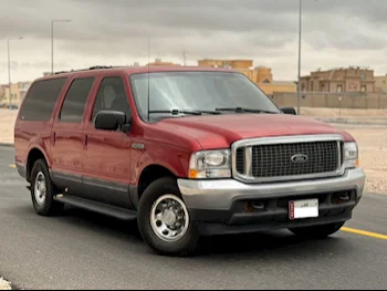 Ford  Excursion  2001  Automatic  195,000 Km  10 Cylinder  Four Wheel Drive (4WD)  Pick Up  Red