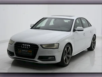 Audi  A4  2012  Automatic  223,986 Km  4 Cylinder  Front Wheel Drive (FWD)  Sedan  White