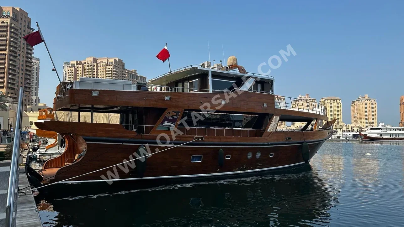 Wooden Boat Sanbuk Length 86 ft  Brown  2018  With Parking