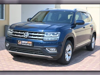Volkswagen  Teramont  2019  Automatic  81,500 Km  6 Cylinder  Four Wheel Drive (4WD)  SUV  Blue  With Warranty