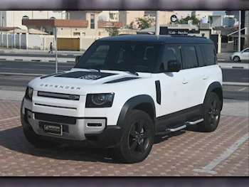 Land Rover  Defender  110 HSE  2023  Automatic  6,000 Km  6 Cylinder  Four Wheel Drive (4WD)  SUV  White  With Warranty