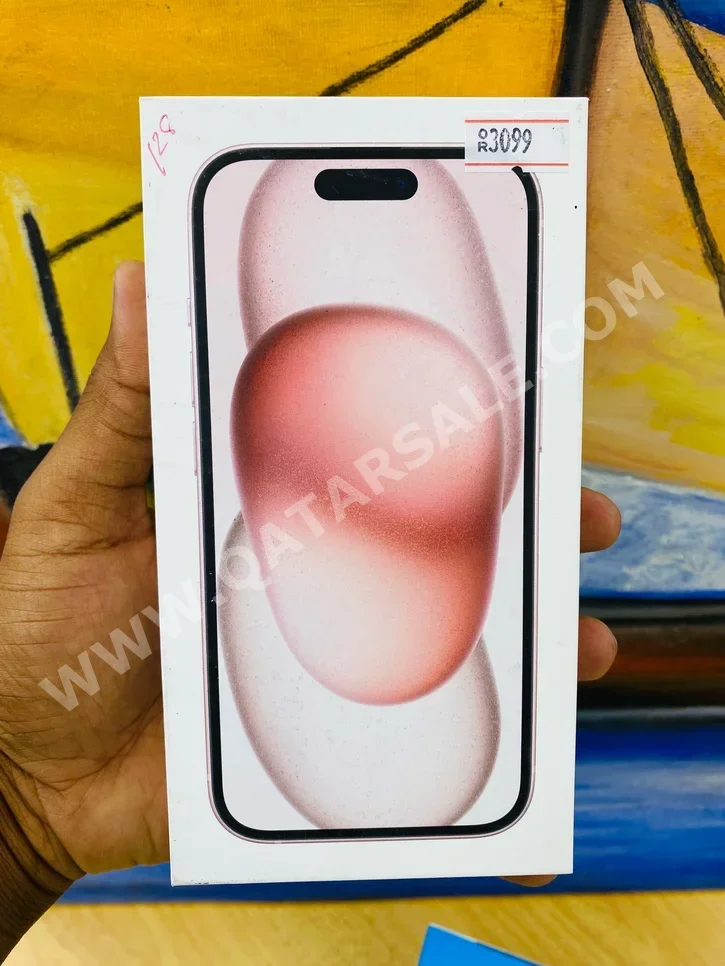 Apple  - iPhone 15  - Rose Pink  - 128 GB  - Under Warranty
