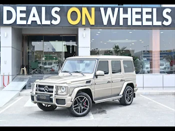 Mercedes-Benz  G-Class  63 AMG  2013  Automatic  89,000 Km  8 Cylinder  Four Wheel Drive (4WD)  SUV  Beige
