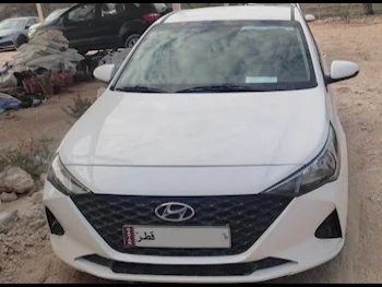 Hyundai  Accent  2022  Automatic  66,354 Km  4 Cylinder  Front Wheel Drive (FWD)  Sedan  White  With Warranty