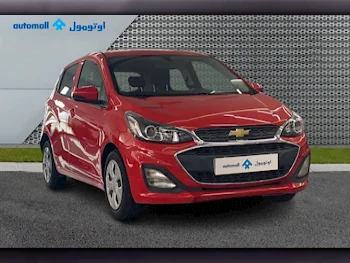 Chevrolet  Spark  2020  Automatic  66,000 Km  4 Cylinder  Front Wheel Drive (FWD)  Hatchback  Red