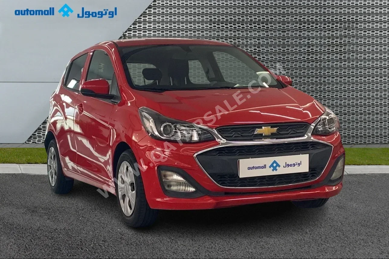 Chevrolet  Spark  2020  Automatic  66,000 Km  4 Cylinder  Front Wheel Drive (FWD)  Hatchback  Red