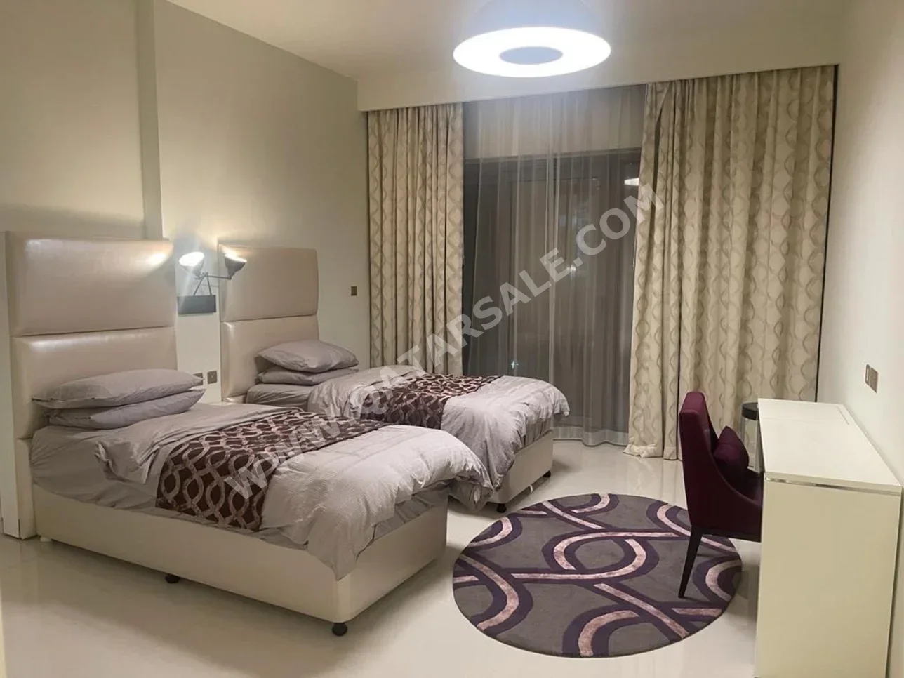 Labour Camp 2 Bedrooms  Apartment  For Rent  in Lusail -  Waterfront Residential  Not Furnished