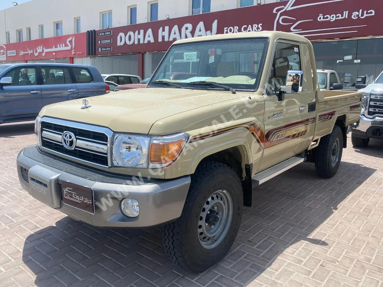 Toyota  Land Cruiser  LX  2022  Manual  6,000 Km  6 Cylinder  Four Wheel Drive (4WD)  Pick Up  Beige  With Warranty