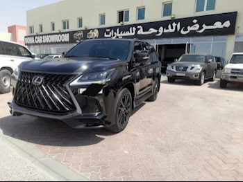 Lexus  LX  570 S Black Edition  2020  Automatic  118,000 Km  8 Cylinder  Four Wheel Drive (4WD)  SUV  Black and Brown