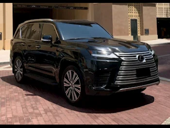 Lexus  LX  600 Luxury  2022  Automatic  45,000 Km  6 Cylinder  Four Wheel Drive (4WD)  SUV  Black  With Warranty