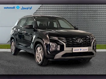 Hyundai  Creta  2022  Automatic  23,772 Km  4 Cylinder  Front Wheel Drive (FWD)  SUV  Black  With Warranty