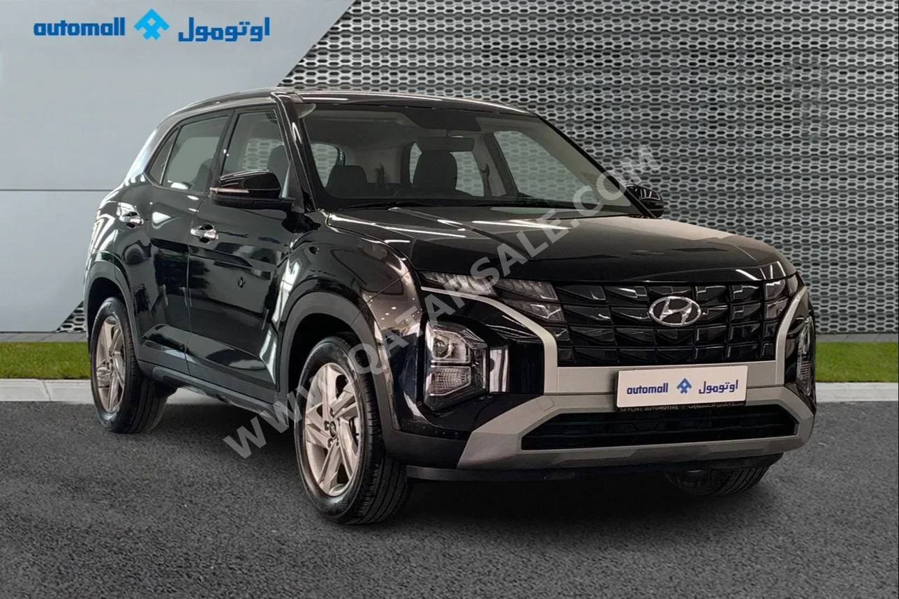 Hyundai  Creta  2022  Automatic  23,772 Km  4 Cylinder  Front Wheel Drive (FWD)  SUV  Black  With Warranty