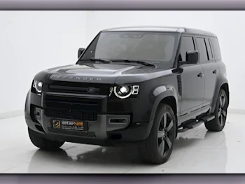 Land Rover  Defender  110 X  2023  Automatic  45,000 Km  8 Cylinder  Four Wheel Drive (4WD)  SUV  Black  With Warranty