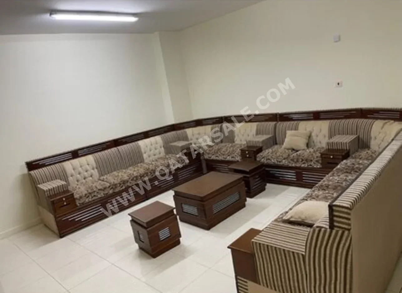 Sofas, Couches & Chairs Sofa Set  Cotton / Cotton Blend  Multi Color  With Table  and Side Tables