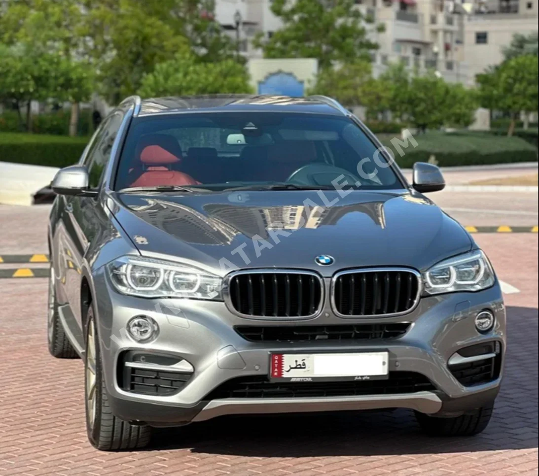 BMW  X-Series  X6  2017  Automatic  110,000 Km  6 Cylinder  Four Wheel Drive (4WD)  SUV  Gray