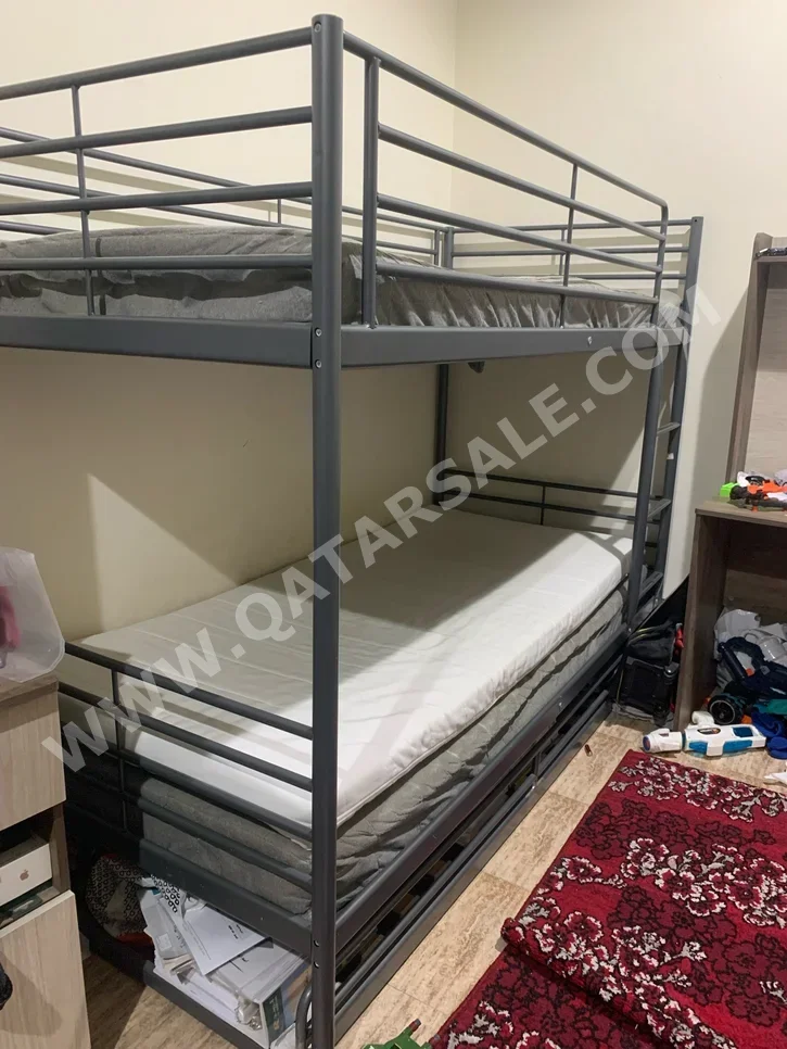 Beds IKEA  Double bunk  Gray