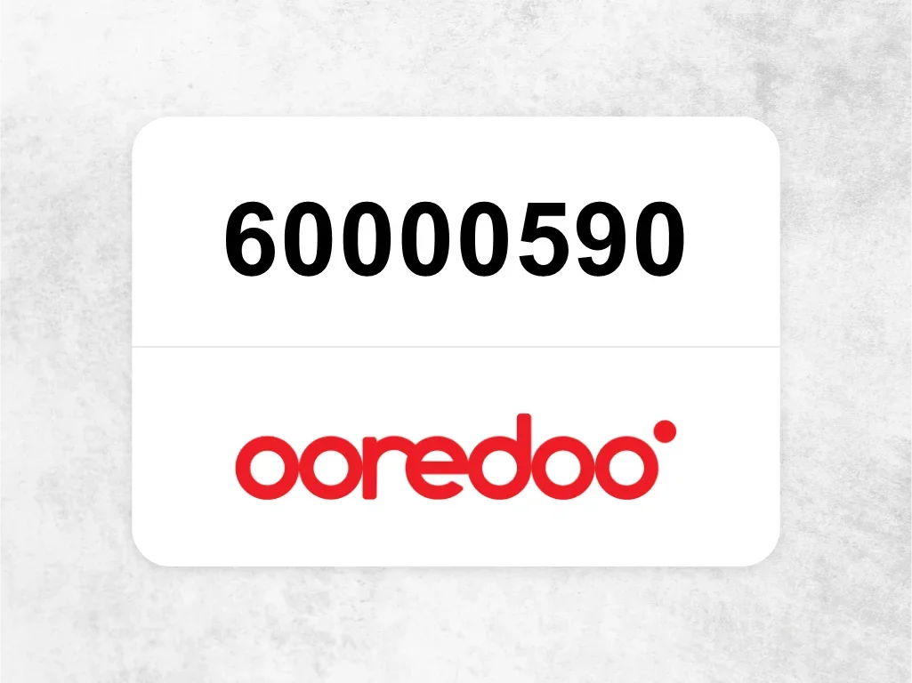 Ooredoo Mobile Phone  60000590