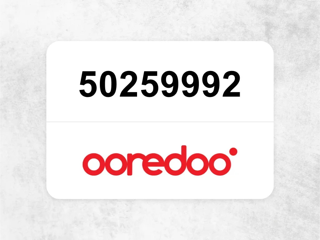 Ooredoo Mobile Phone  50259992