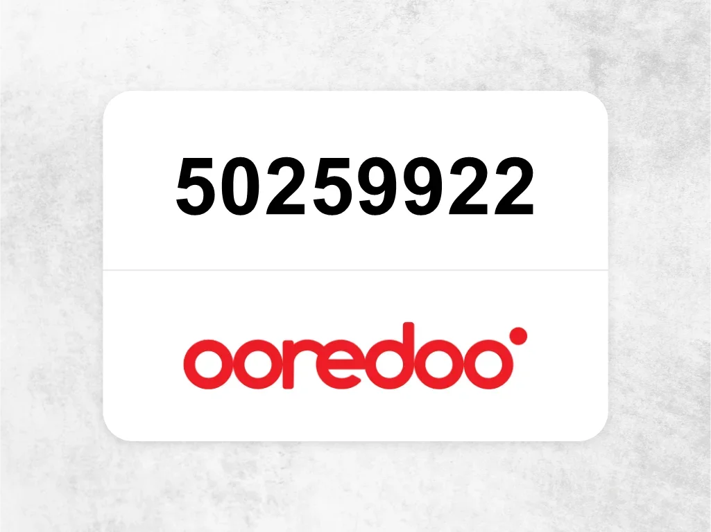 Ooredoo Mobile Phone  50259922