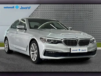 BMW  5-Series  520i  2019  Automatic  54,978 Km  4 Cylinder  Rear Wheel Drive (RWD)  Sedan  Silver