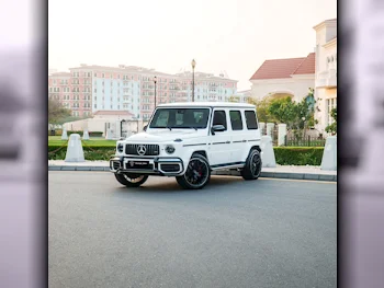Mercedes-Benz  G-Class  63 AMG  2020  Automatic  34,000 Km  8 Cylinder  Four Wheel Drive (4WD)  SUV  White