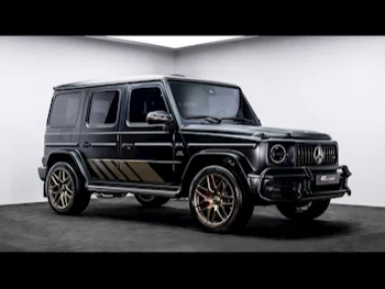 Mercedes-Benz  G-Class  63 AMG Edition 1  2024  Automatic  491 Km  8 Cylinder  Four Wheel Drive (4WD)  SUV  Black and Gold  With Warranty