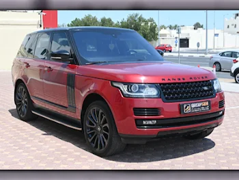 Land Rover  Range Rover  Vogue Super charged  2016  Automatic  83,000 Km  8 Cylinder  Four Wheel Drive (4WD)  SUV  Red