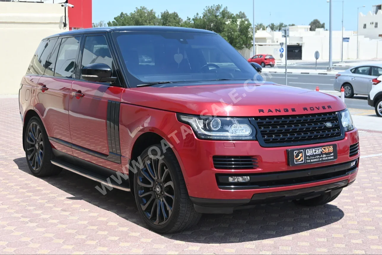 Land Rover  Range Rover  Vogue Super charged  2016  Automatic  83,000 Km  8 Cylinder  Four Wheel Drive (4WD)  SUV  Red