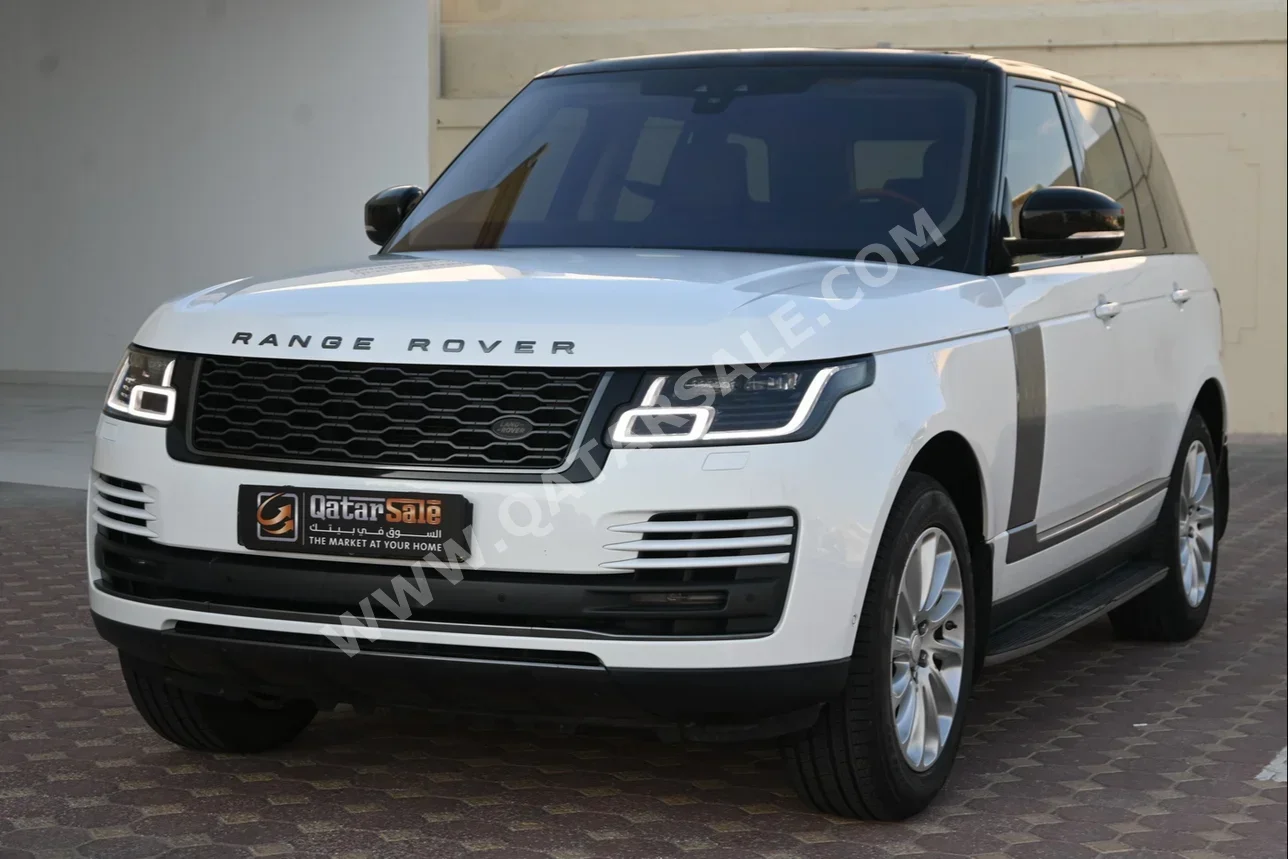  Land Rover  Range Rover  Vogue HSE  2018  Automatic  81,000 Km  6 Cylinder  Four Wheel Drive (4WD)  SUV  White  With Warranty