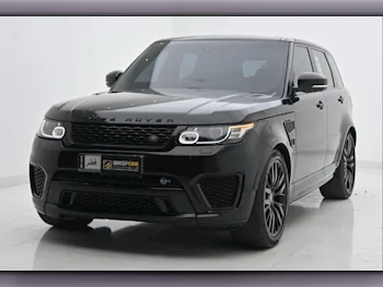 Land Rover  Range Rover  Sport SVR  2016  Automatic  185,000 Km  8 Cylinder  Four Wheel Drive (4WD)  SUV  Black