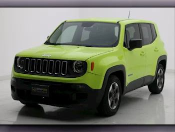 Jeep  Renegade  Sport  2017  Automatic  110,000 Km  4 Cylinder  Front Wheel Drive (FWD)  SUV  Green