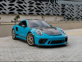Porsche  911  GT3 RS-Weissach Package  2019  Automatic  22,000 Km  6 Cylinder  Rear Wheel Drive (RWD)  Coupe / Sport  Blue  With Warranty