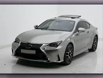 Lexus  RC  350 F Sport  2018  Automatic  44,000 Km  6 Cylinder  Rear Wheel Drive (RWD)  Coupe / Sport  Gold