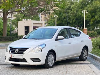 Nissan  Sunny  2019  Automatic  130,000 Km  4 Cylinder  Front Wheel Drive (FWD)  Sedan  White