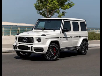 Mercedes-Benz  G-Class  63 AMG  2019  Automatic  84,000 Km  8 Cylinder  Four Wheel Drive (4WD)  SUV  White  With Warranty