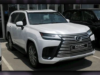 Lexus  LX  600 VIP  2022  Automatic  43,000 Km  6 Cylinder  Four Wheel Drive (4WD)  SUV  White  With Warranty